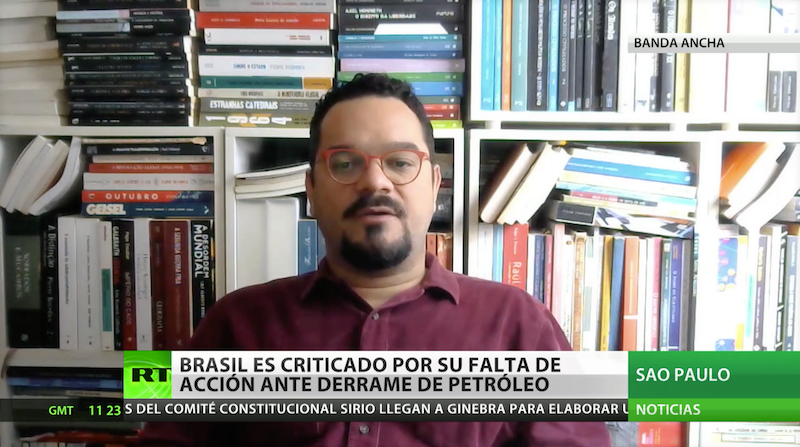 Nozaki a canal russo: governo subestimou impacto do óleo no Nordeste