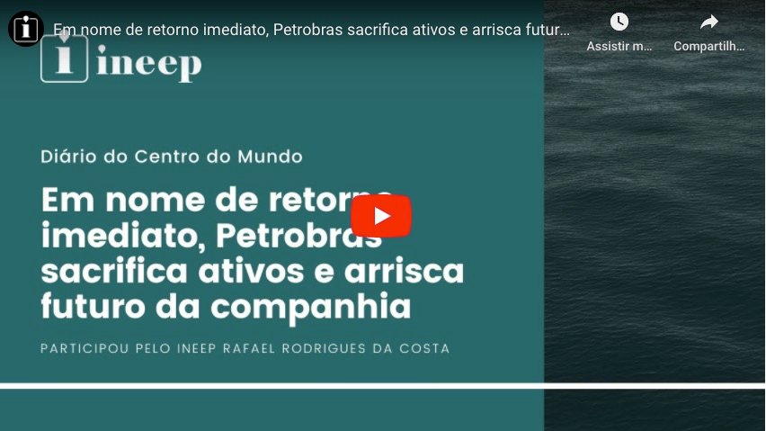 Vídeo: Rafael Rodrigues da Costa explica balanço da Petrobras