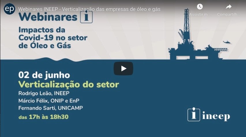 Em Webinar, Rodrigo Leão debate verticalização das empresas de óleo e gás